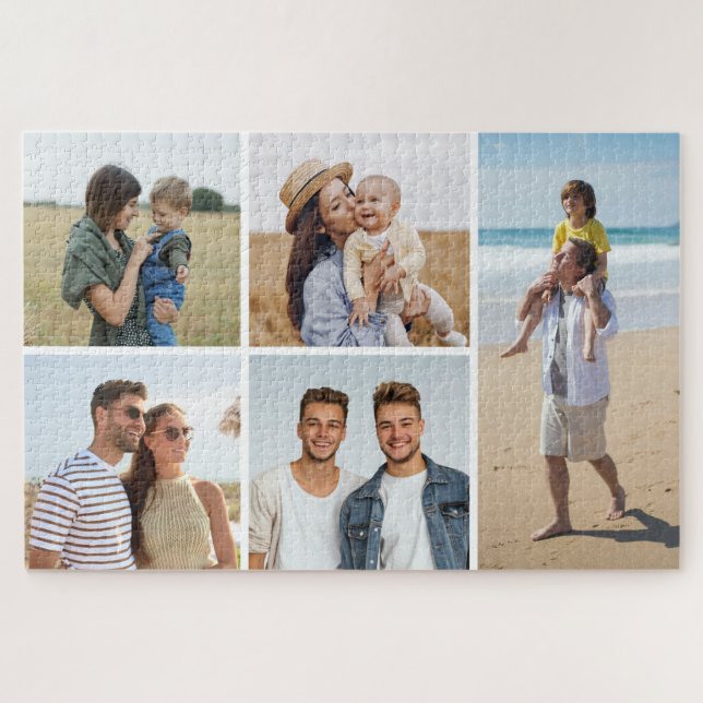 Puzzle Crear su propio Collage de fotos de 5 (Horizontal)
