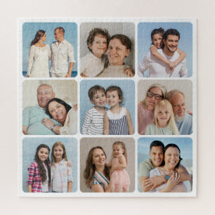 Puzzle Crear su propio Collage de fotos de esquinas redon