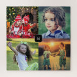 Puzzle Crear su propio monograma de collage de fotos fami<br><div class="desc">Haz tu propio rompecabezas de fotos familiares más hermoso. Puedes personalizarlo y añadir tus fotos y monogramas más hermosos. ¡Muy divertido!</div>