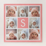 Puzzle Crear su propio monograma de Personalizado de Inst<br><div class="desc">Puedes usar fotos de Instagram para este diseño. Utiliza 8 fotos cuadradas para crear un regalo único y personal. O puedes mantener al cachorro hipster y hacer un keepsake de moda. Si necesita ajustar las imágenes,  haga clic en la herramienta personalizar para realizar cambios.</div>
