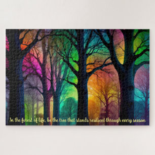 Puzzle crear tu propia cita inspiradora, árbol de vida