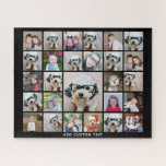 Puzzle Crear un Collage de fotos funky con 27 fotos<br><div class="desc">Usa tus fotos o fotos favoritas para hacer un toque divertido para compartir con tus amigos. Esta rejilla moderna imprime diagonalmente al frente para obtener una visualización única y atractiva de sus fotos. El guión moderno de caligrafía se puede utilizar para agregar un nombre o evento.</div>