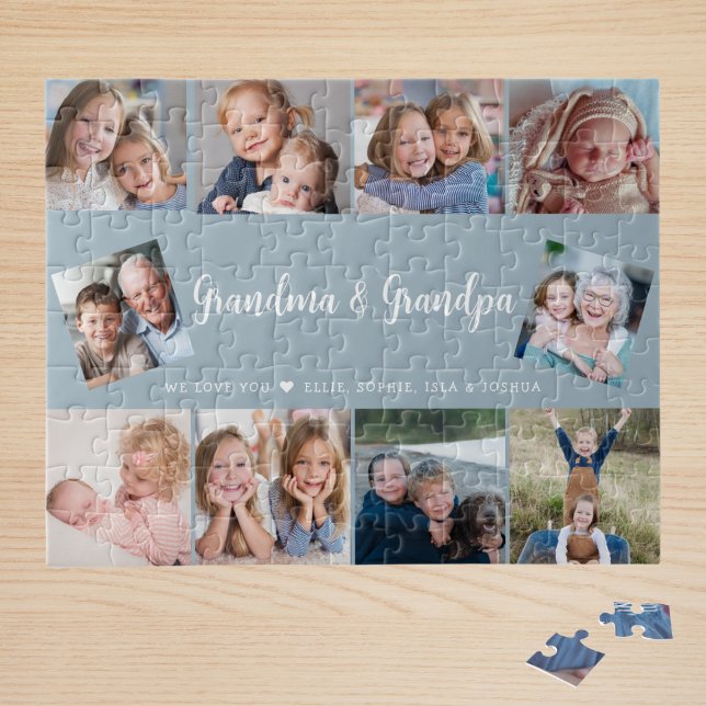 Puzzle Create Your Own 10 Photo Grandparents Modern  (Subido por el creador)