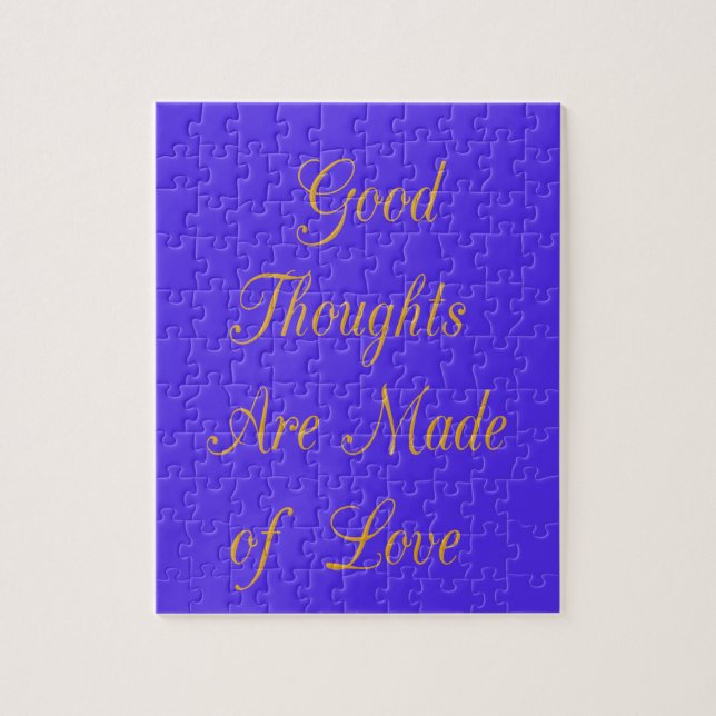 Puzzle Create Your Own Good Thoughts With Love  (Vertical)