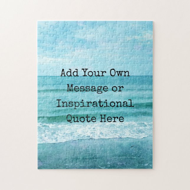 Puzzle Create Your Own Motivational Inspirational Quote (Vertical)
