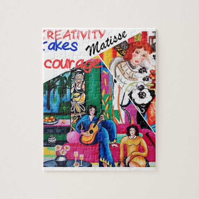 Puzzle Creatividad del collage de la pintura de Matisse (Vertical)