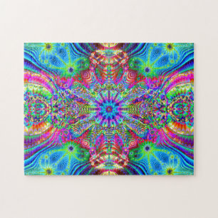 Puzzle Creatrip cósmico - diseño trippy psicodélico