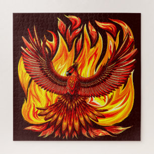 Puzzle Creatura mitológica inmortal de Phoenix