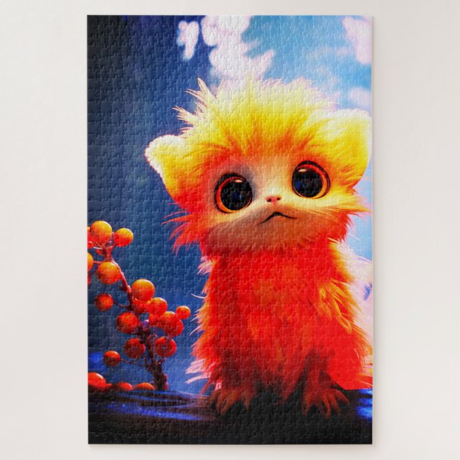 Puzzle Creatura naranja (Vertical)