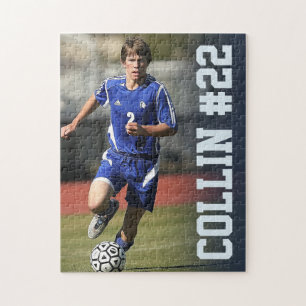 Puzzle Cree su propio  Personalizado Photo Soccer Keepsak