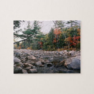 Puzzle Creek en Vermont en otoño