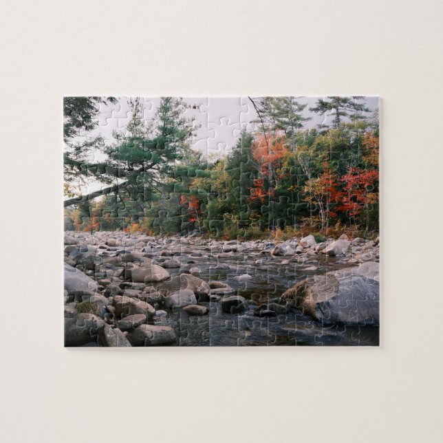 Puzzle Creek en Vermont en otoño (Horizontal)