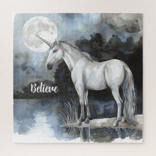 Puzzle Creen Luna Llena Unicornio