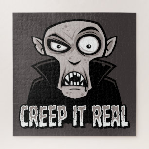 Puzzle Creep It Real Classic Horror Vampiro Diseño
