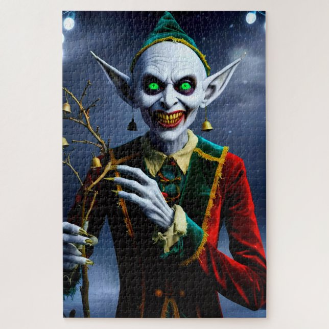 Puzzle Creepy Christmas Elf (Vertical)