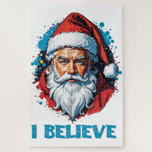 Puzzle Creo en el diseño del graffiti de Santa Claus