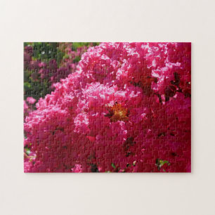 Puzzle Crepe Myrtle Tree Magenta Floral