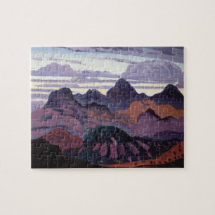 Puzzle Crepúsculo profundo, los Pirineos, c.1912-13