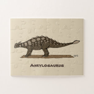 Puzzle Cretácico Dinosaurio Ankylosauro