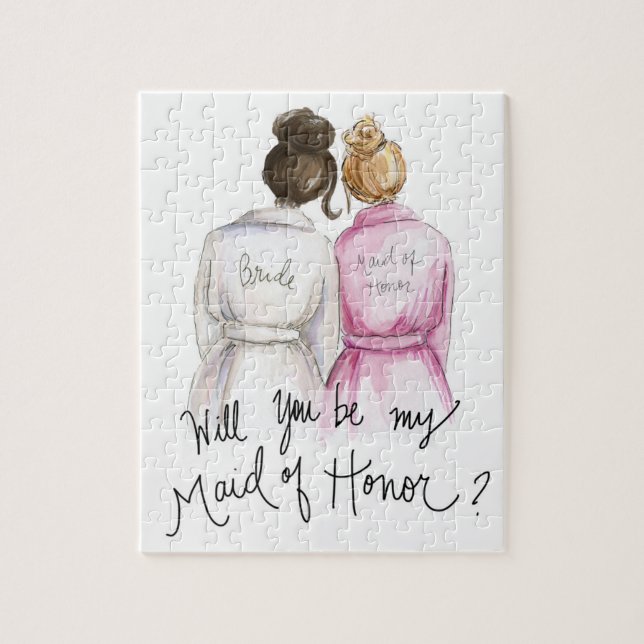 Puzzle ¿Criada del honor? Bollo Mh de DK Bl de la novia (Vertical)