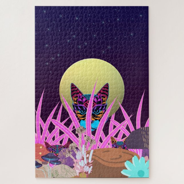 Puzzle Criaturas Debajo De La Luna (Vertical)
