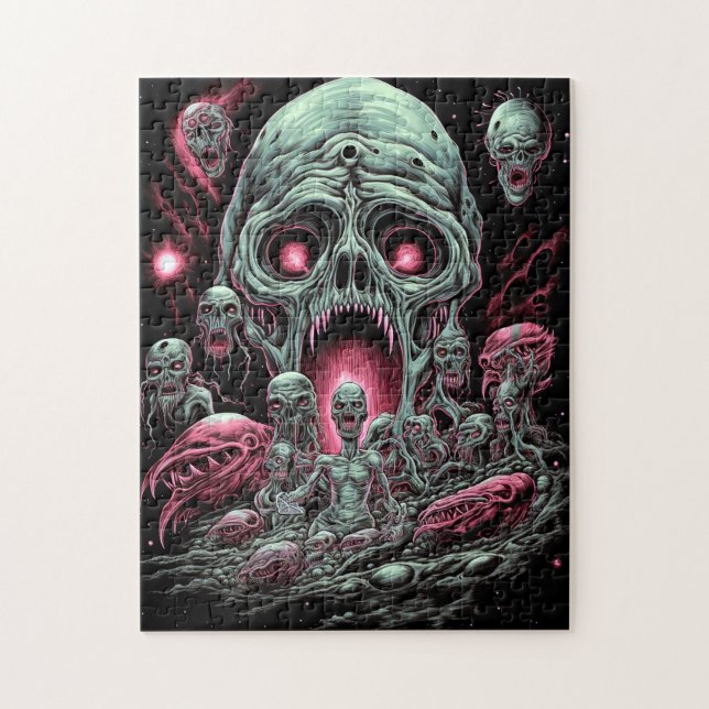 Puzzle Criaturas Zombie Arte Horror Sci-fi (Vertical)