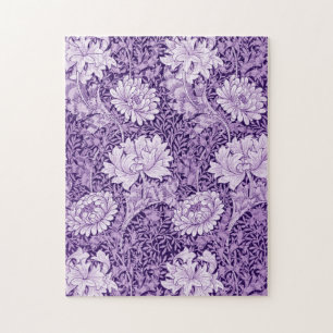 Puzzle Crisantemo morado, William Morris