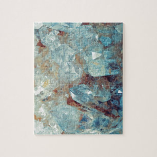 Puzzle Cristal de cuarzo azul divino
