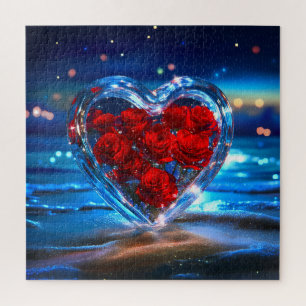 Puzzle Cristal floral floreciente