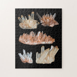 Puzzle Cristales de Quartz piedra piedras de piedra de pi