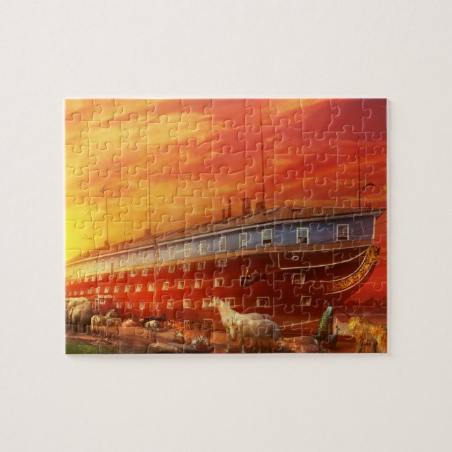 Puzzle Cristiano - El Arca de Noé - El comienzo (Horizontal)