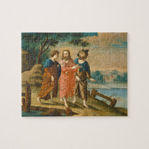 Puzzle Cristo en el camino a los emaus