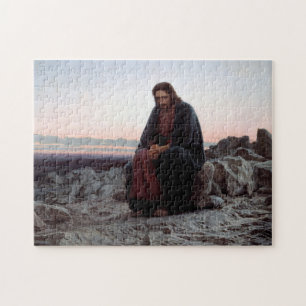 Puzzle Cristo en el salvaje, Ivan Kramskoi