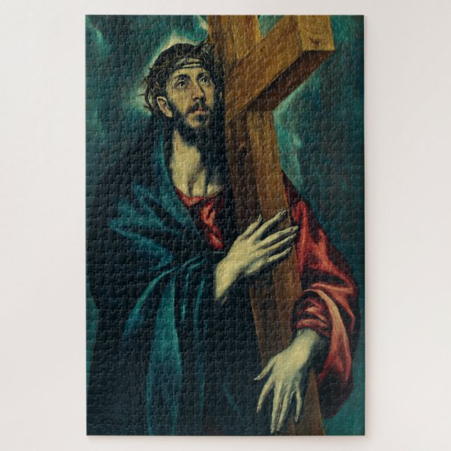 Puzzle Cristo llevando la cruz por El Greco (Vertical)