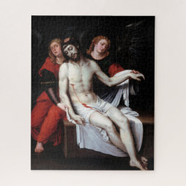 Puzzle Cristo muerto apoyado por dos ángeles (Ribalta)