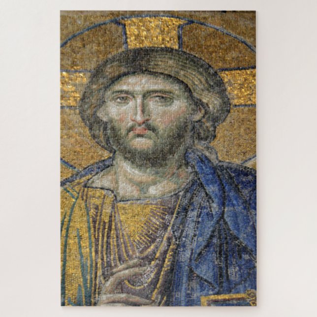 Puzzle Cristo Pantocrador Mosiac Icónico Religioso Romano (Vertical)