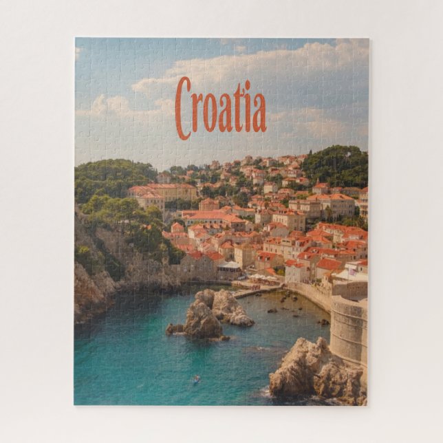 Puzzle Croacia Zagreb del Sudeste de Europa (Vertical)