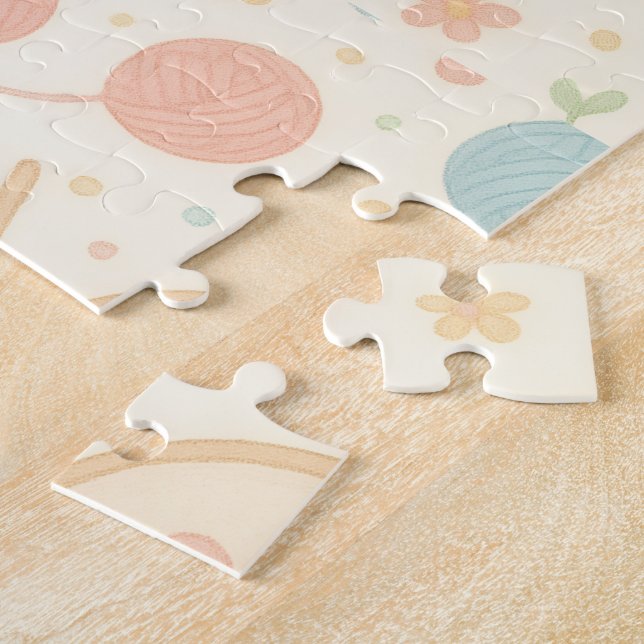 Puzzle Crochet decorativo y artesanía (Lado)