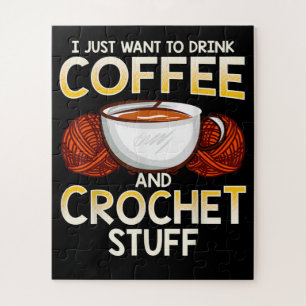 Puzzle    CrochetCoffee And Crocheting Avers Knitters