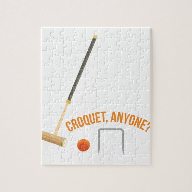 Puzzle Croquet cualquier persona (Vertical)