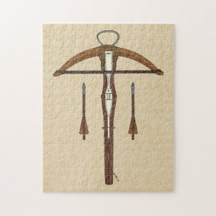 Puzzle Crossbow medieval con pernos