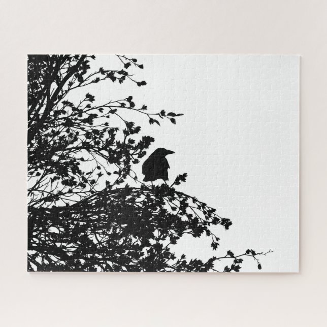 Puzzle Crow en un árbol (Horizontal)