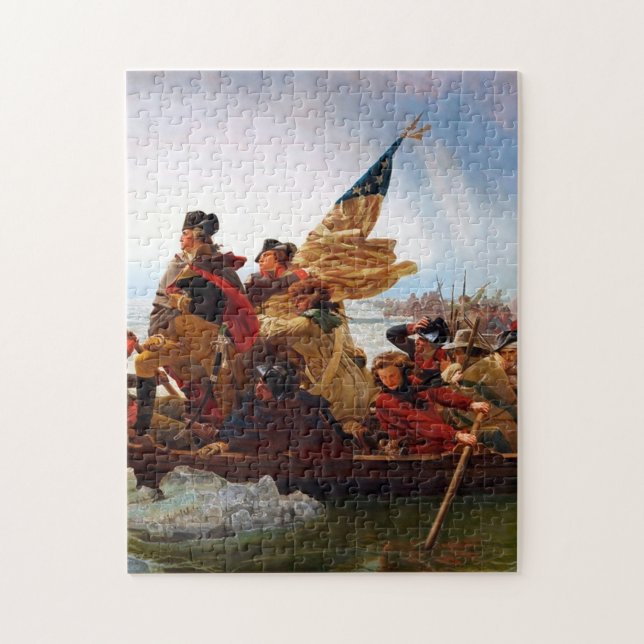 Puzzle Cruce De George Washington Del Río Delaware (Vertical)