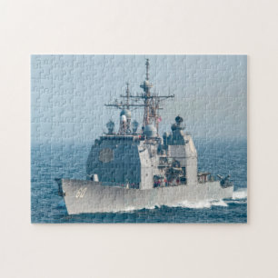 Puzzle CRUCERO DE MISILES GUIADO - CG-60 (11x14 PULGADAS)