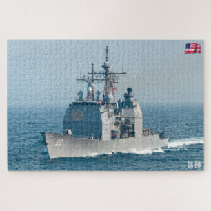 Puzzle CRUCERO DE MISILES GUIADO - CG-60 (20x30 PULGADAS)