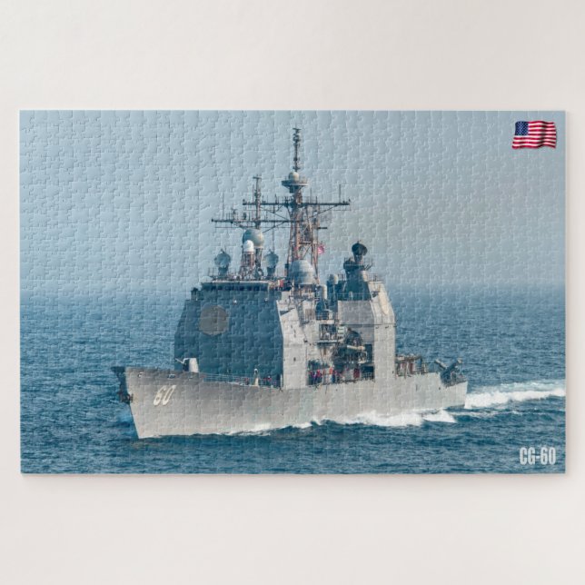 Puzzle CRUCERO DE MISILES GUIADO - CG-60 (20x30 PULGADAS) (Horizontal)