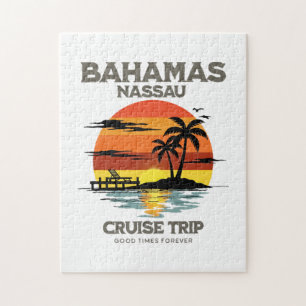 Puzzle Crucero por el puerto de las Bahamas al atardecer