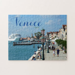 Puzzle Crucero por la Venecia italiana pintoresca