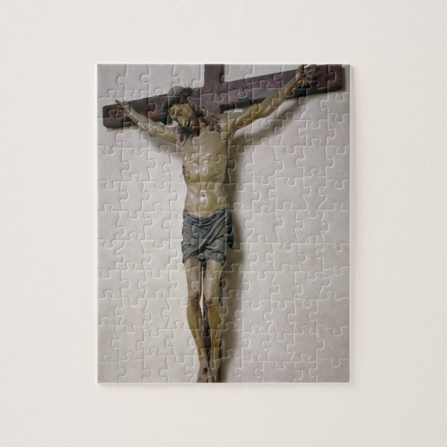 Puzzle Crucifijo (madera policroma) (Vertical)