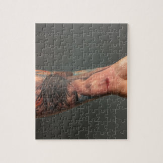 Puzzle Crucifixión cristiana del crucifijo de Jesús